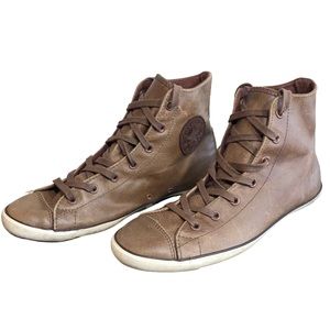 Converse Chuck Taylor Leather All Star High Tops 7.5